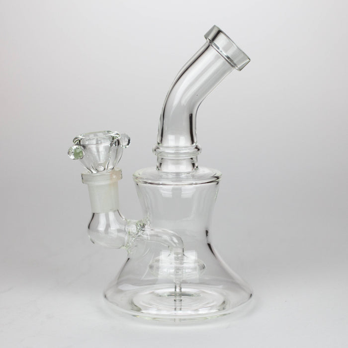 6.5" glass bong with shower head diffuser