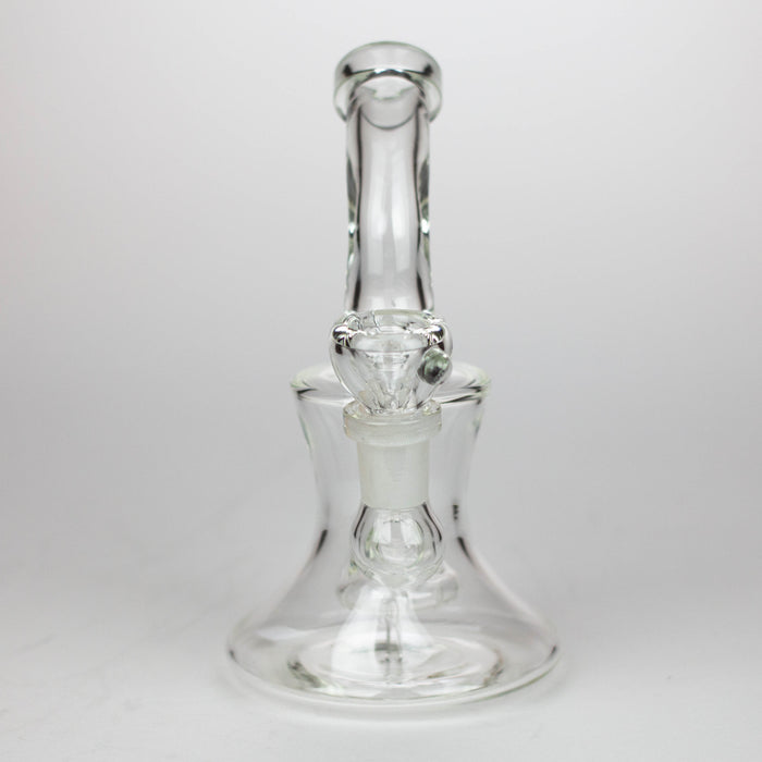 6.5" glass bong with shower head diffuser