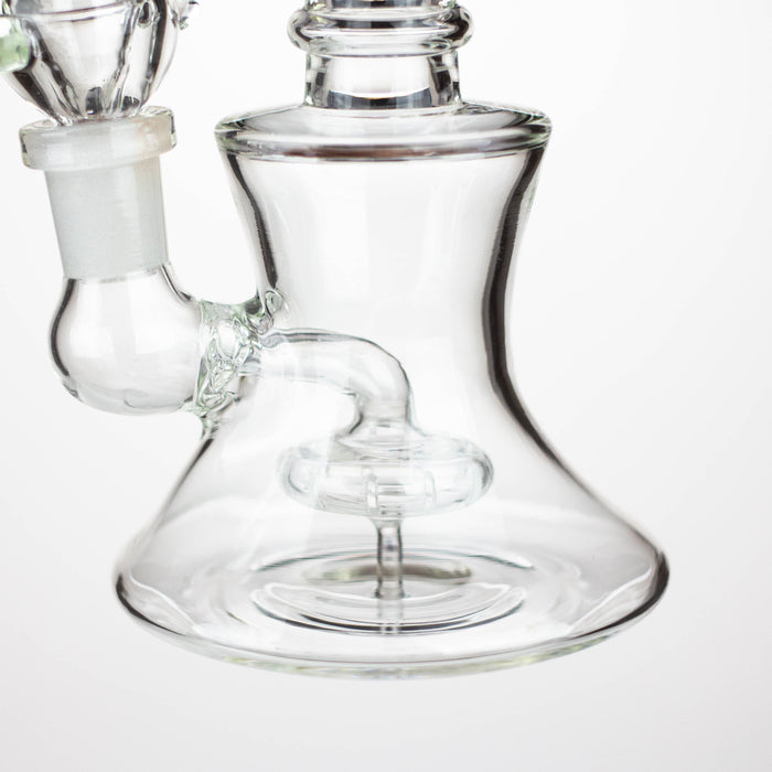 6.5" glass bong with shower head diffuser