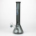 Genie | 12" color tube glass water bong [GB2130] Bongs ONE T-Black