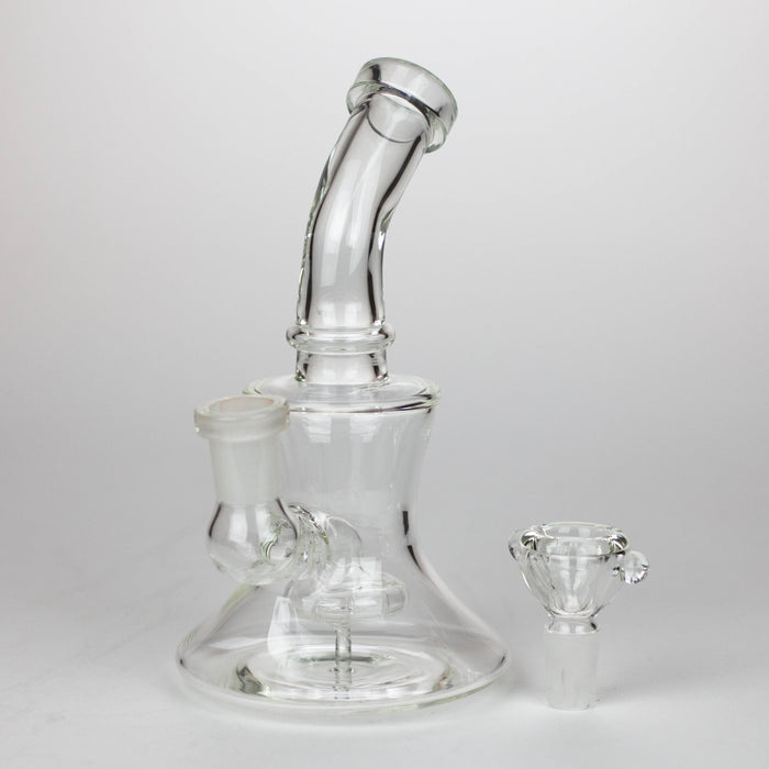 6.5" glass bong with shower head diffuser Other Shaped Bong ONE