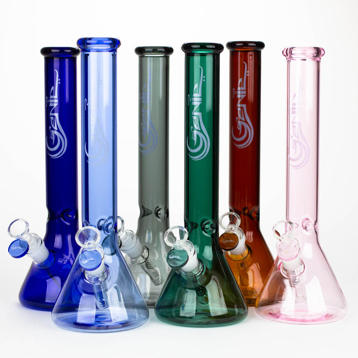 Genie | 12" color tube glass water bong [GB2130] Bongs ONE