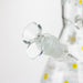 Z10" Glass Bong With Daisy Design [BH1063] Glass Bong 777 Smoke
