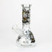 8" Glow in the dark Glass Bong with RM design [BH085] Bongs 777 Smoke