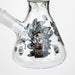 8" Glow in the dark Glass Bong with RM design [BH085] Bongs 777 Smoke
