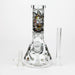 8" Glow in the dark Glass Bong with RM design [BH085] Bongs 777 Smoke