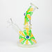 Z8" Glow in the dark Glass Bong With Eye Design [BH090] Glass Bong 777 Smoke