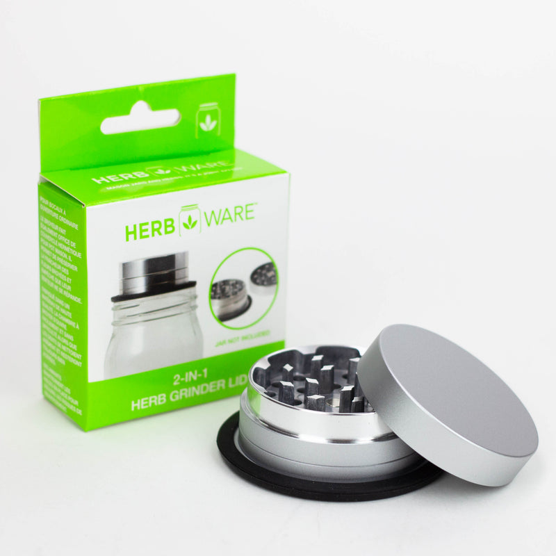 HERBWARE | Mason Jar 2-IN-1 Herb Grinder Herb Saver Grinder Herbware