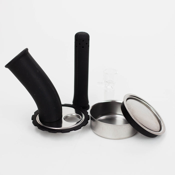 HERBWARE | Mason Jar Travel Water Pipe Ashcatcher · Percolator · Filter · Mouthpiece Herbware