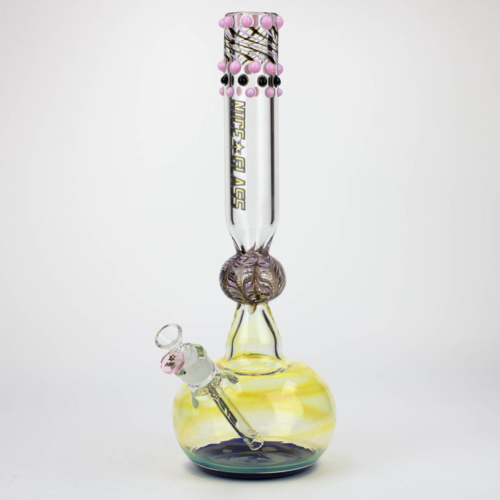 NG | 17 inch Dotted and Fumed Round Base Beaker [S396]