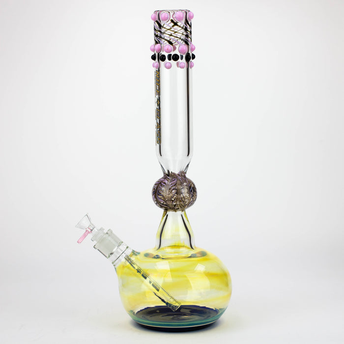 NG | 17 inch Dotted and Fumed Round Base Beaker [S396]