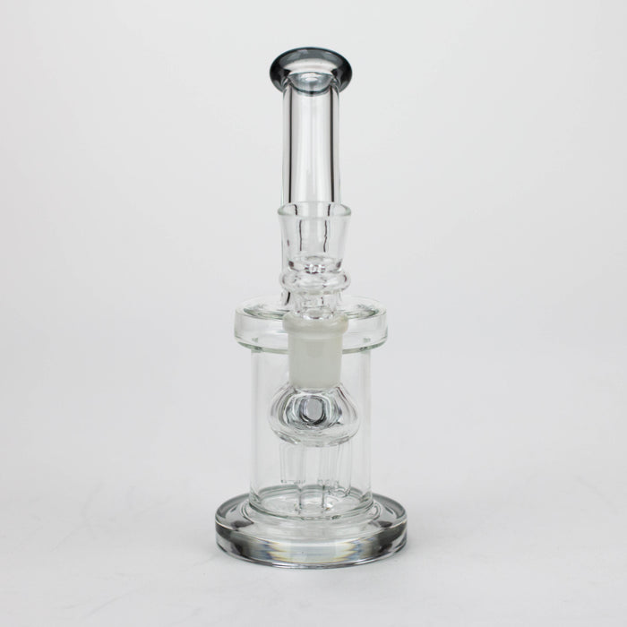 6.5" assorted color glass bong with tree arm diffuser