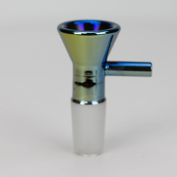 Electroplate Glass bowl for 14 mm Joint Bowl · Popper ONE Light Blue