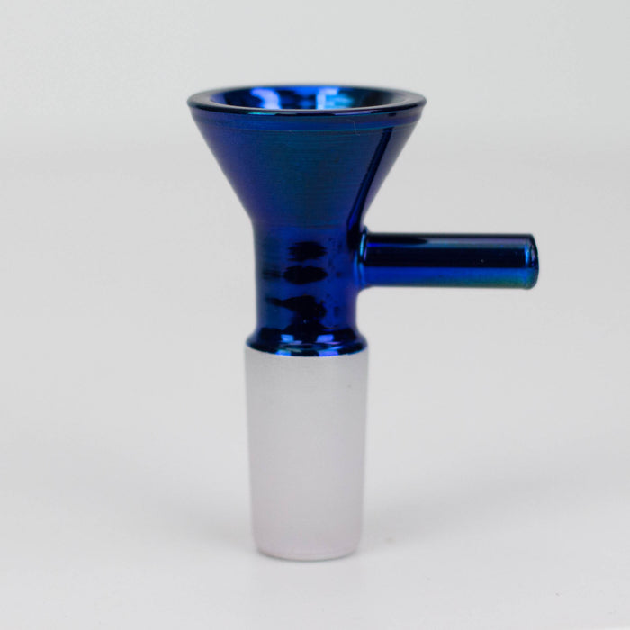 Electroplate Glass bowl for 14 mm Joint Bowl · Popper ONE Blue