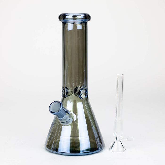 8" Solid Color Eletroplate Glass Beaker Bong [BH107x]