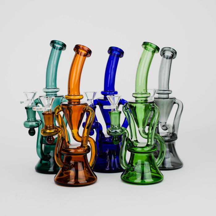 10" Recycle solid color bong [BH108x]