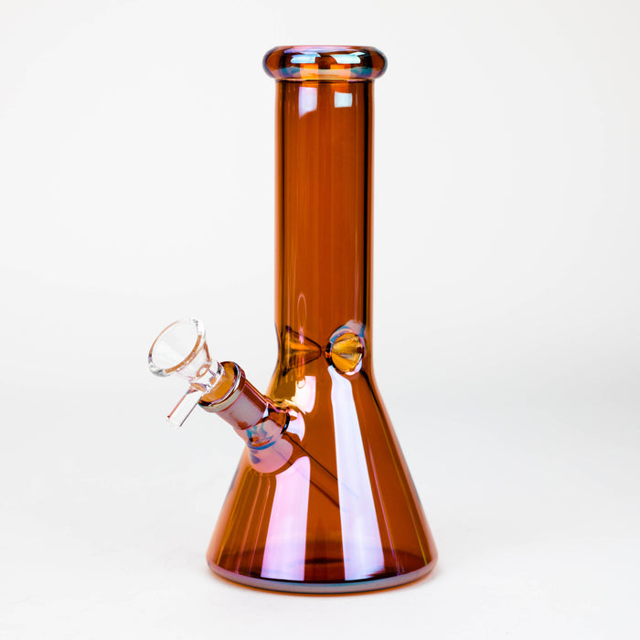 8" Solid Color Eletroplate Glass Beaker Bong [BH107x]