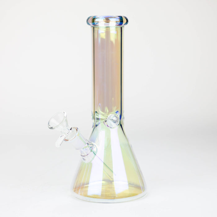 8" Solid Color Eletroplate Glass Beaker Bong [BH107x]