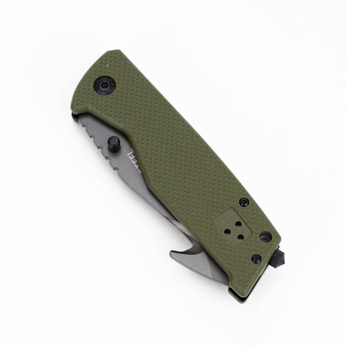 ALPHASTEEL | Hunting Knife - GREEN FOLD