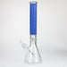 Genie | 17" sandblasted artwork tube 7 mm glass water bong [GB21005] Glass Bong ONE
