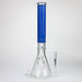 Genie | 17" sandblasted artwork tube 7 mm glass water bong [GB21005] Glass Bong ONE