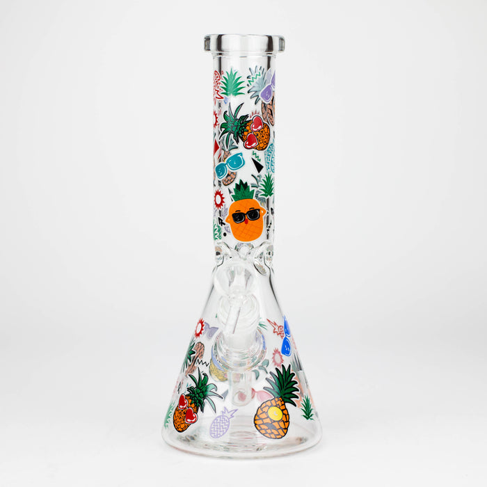 10" Glow in the dark Glass Bong [WP 107]