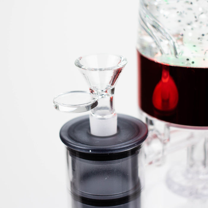 12" Electric lava lamp bong with UFO Perc-Assorted [LQN0012] Bongs Canadian Distributor