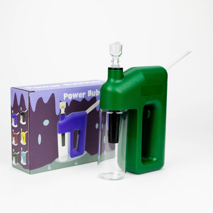 HEAVY DUTY POWER GLASS ASSORTED COLOR BUBBLER Glass Bong JJ Distribution