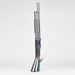 26.5" Eletroplate Shotgun Glass Bong [WP-155] Glass Bong JJ Distribution Rainbow
