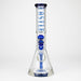 Castle Glassworks | 14" 8-arm Beaker Bong [CP-003] Glass Bong Castle Glassworks