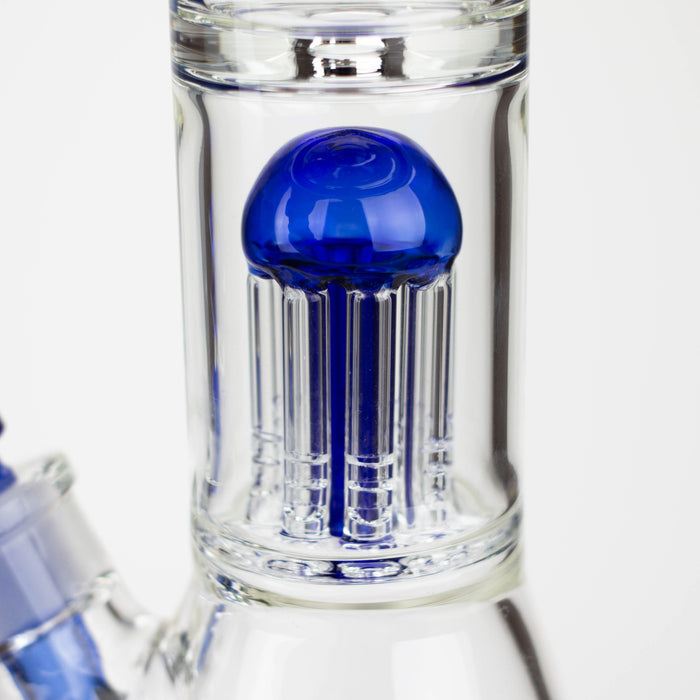 Castle Glassworks | 14" 8-arm Beaker Bong [CP-003] Glass Bong Castle Glassworks