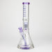 Castle Glassworks | 14" 8-arm Beaker Bong [CP-003] Glass Bong Castle Glassworks Purple