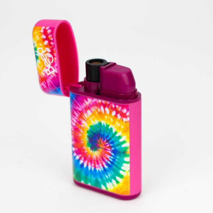 Beep | Refillable jet blue flame lighter Display of 34 [XLC218]