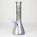 PHS | 10" Solid Color Eletroplate Glass Beaker Bong [PHSCR-10] Bongs Purple Haze Smoke Inc Rainbow