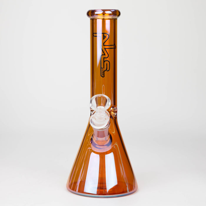 PHS | 10" Solid Color Eletroplate Glass Beaker Bong [PHSCR-10] Bongs Purple Haze Smoke Inc