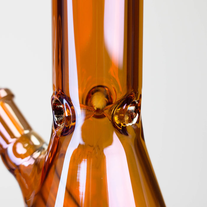PHS | 10" Solid Color Eletroplate Glass Beaker Bong [PHSCR-10] Bongs Purple Haze Smoke Inc