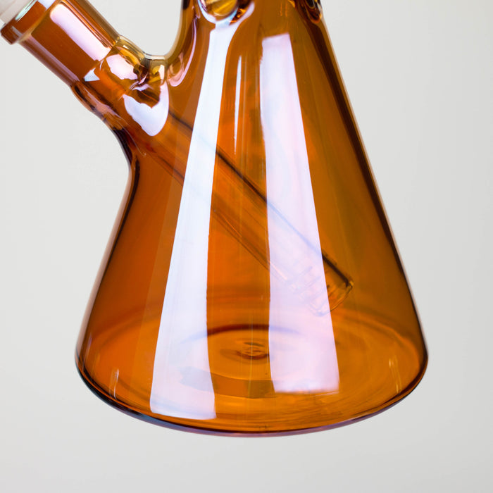 PHS | 10" Solid Color Eletroplate Glass Beaker Bong [PHSCR-10] Bongs Purple Haze Smoke Inc