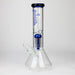 PHS | 12" Glass beaker Bong with tree arm percolator [PHS-PC-12] Glass Bong Purple Haze Smoke Inc Blue
