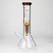 PHS | 12" Glass beaker Bong with tree arm percolator [PHS-PC-12] Glass Bong Purple Haze Smoke Inc Amber