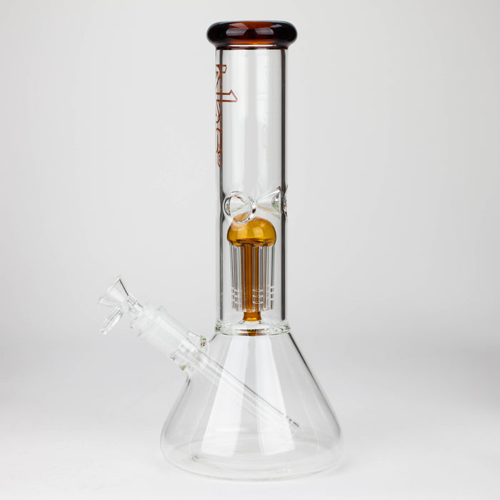 PHS | 12" Glass beaker Bong with tree arm percolator [PHS-PC-12] Glass Bong Purple Haze Smoke Inc