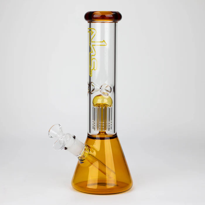 [6 Pack Bundle] PHS | 12" Glass beaker color Bong with tree arm percolator [PHSPR-12]