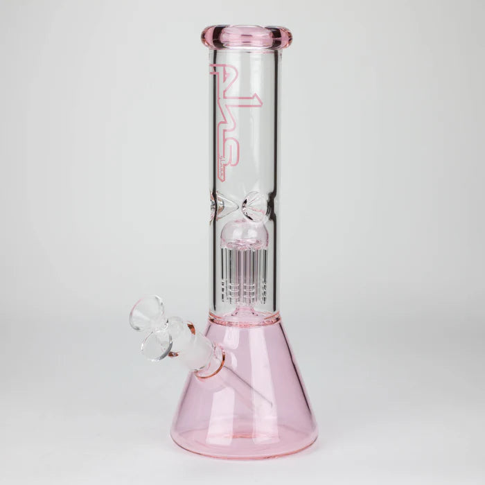 [6 Pack Bundle] PHS | 12" Glass beaker color Bong with tree arm percolator [PHSPR-12]