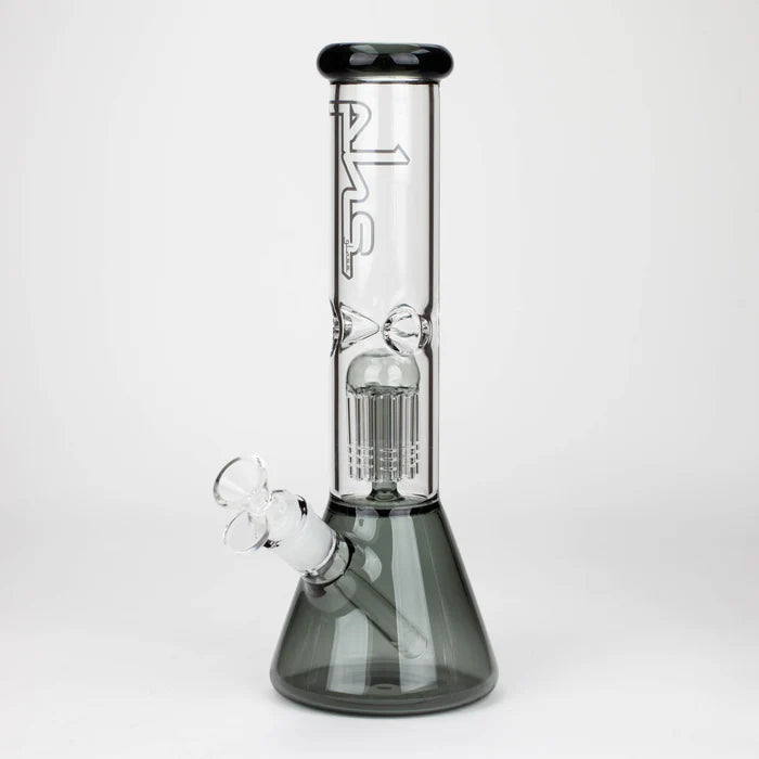 [6 Pack Bundle] PHS | 12" Glass beaker color Bong with tree arm percolator [PHSPR-12]