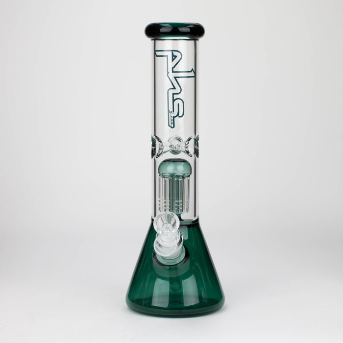 PHS | 12" Glass beaker color Bong with tree arm percolator [PHSPR-12] Bongs Purple Haze Smoke Inc