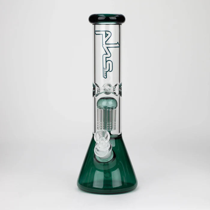 [6 Pack Bundle] PHS | 12" Glass beaker color Bong with tree arm percolator [PHSPR-12]