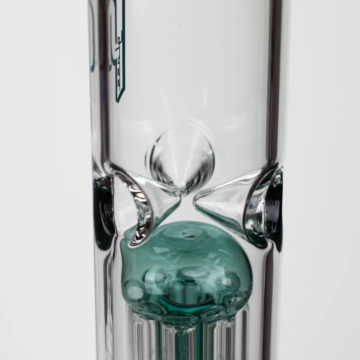 [6 Pack Bundle] PHS | 12" Glass beaker color Bong with tree arm percolator [PHSPR-12]