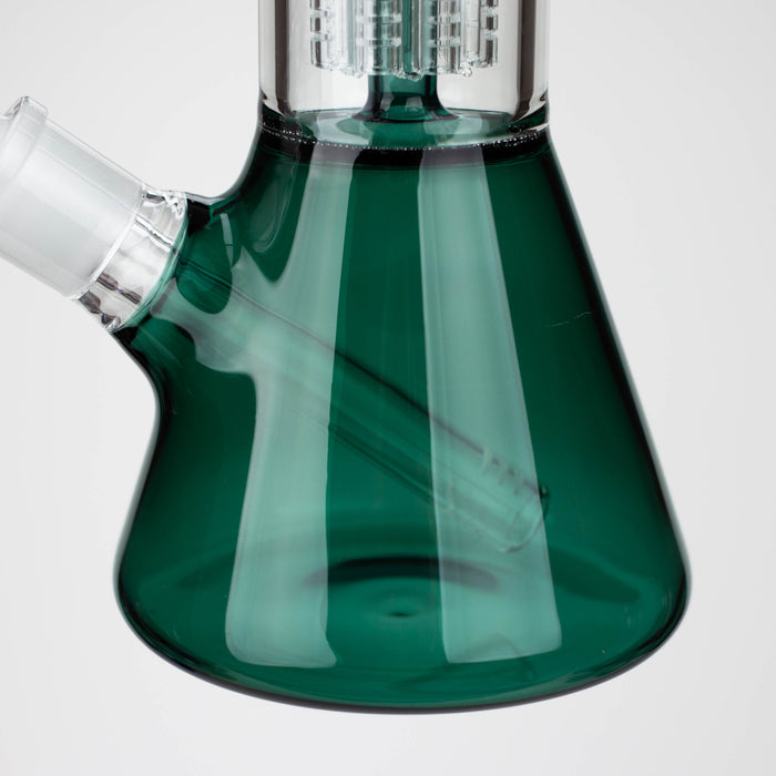 PHS | 12" Glass beaker color Bong with tree arm percolator [PHSPR-12] Bongs Purple Haze Smoke Inc