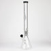 GENIE | 24" 9mm single percolator glass water bong [ GB1905 ] Glass Bong ONE Grey