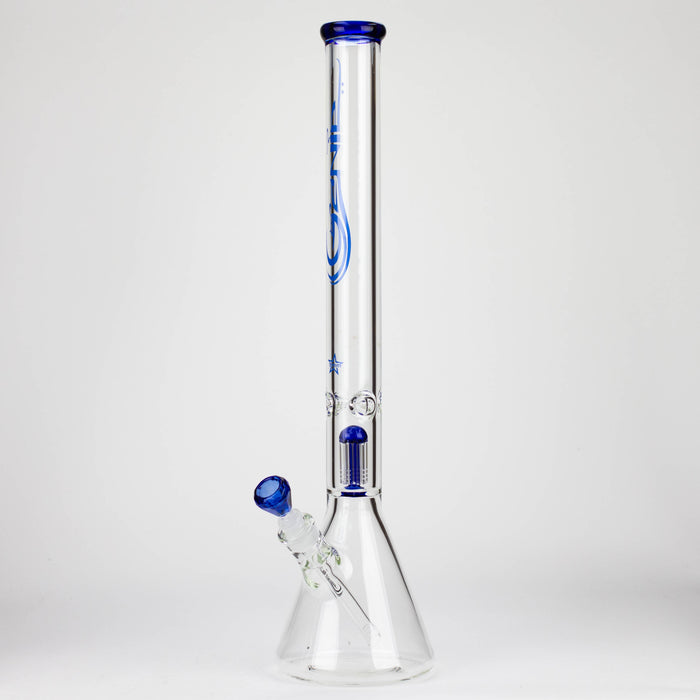 GENIE | 24" 9mm single percolator glass water bong [ GB1905 ] Glass Bong ONE Blue