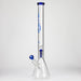 GENIE | 24" 9mm single percolator glass water bong [ GB1905 ] Glass Bong ONE Blue
